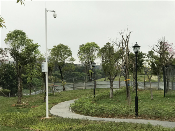 南宁罗赖沟口袋公园景观照明及监控工程